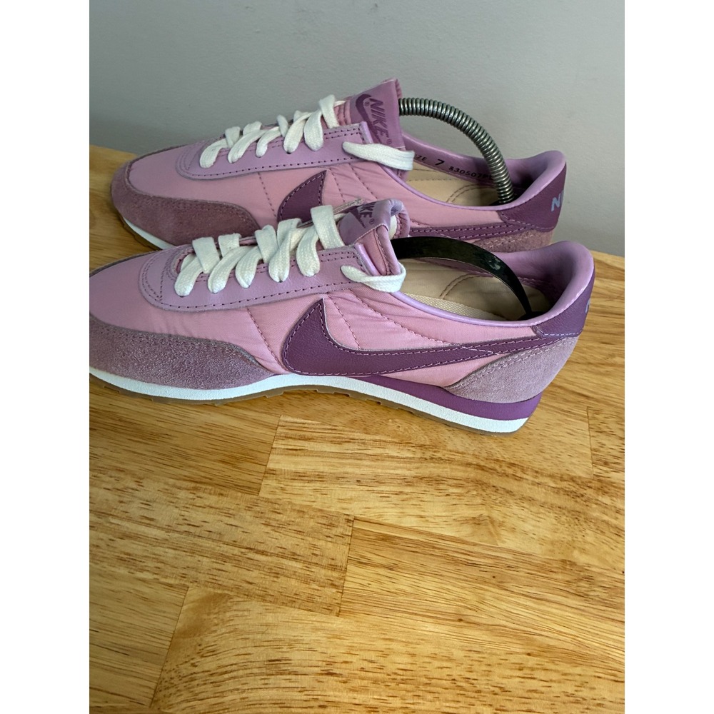 Vintage Nike Waffle Trainer Pink Purple Sneakers 830507PD Womens Size 7 rare - Picture 9 of 16